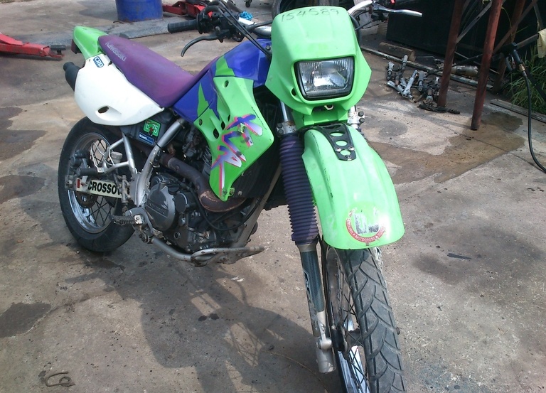 kawasaki klr 650 moter tengai kl 650