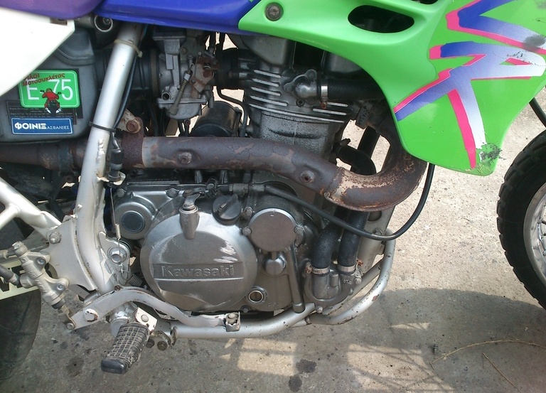 kawasaki klr 650 moter tengai kl 650