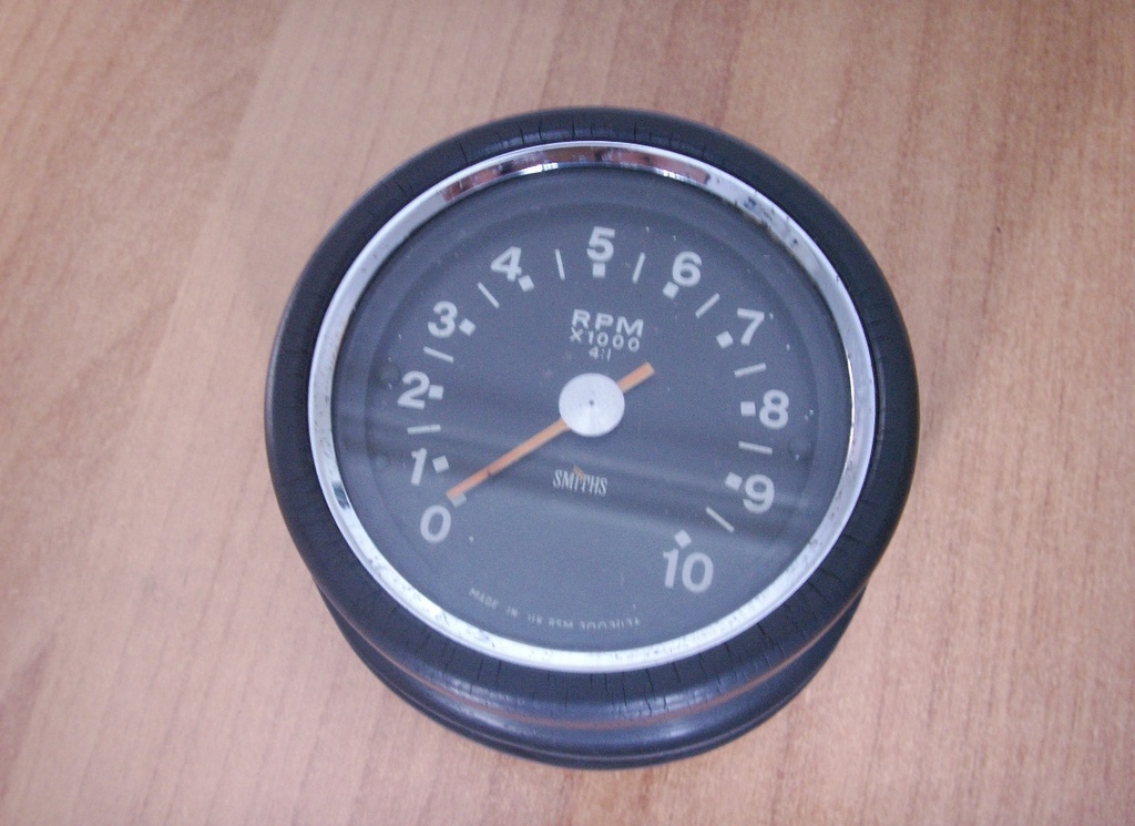 bsa Triumph Tachometer Black Face 1970 On, 3003/13A, Bonneville Daytona TR6 B983