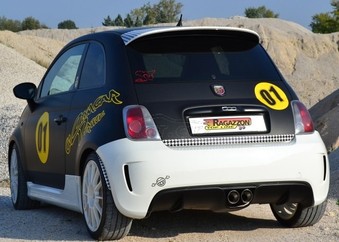 RAGAZZON HELLAS ERICLUB ABARTH 500/595 312 / 1,4 TURBO 136ps+160ps 2008+ TURBO BACK DE CAT SPECIAL CENTRE TIPS AMΕΣΗ ΠΑΡΑΔOΣΗ