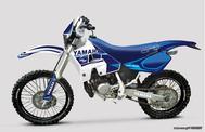 Yamaha-DT-WR-200 1991-1999 Καινούριο Σετ RACING!! Αυτοκόλλητα για όλο το κουστούμι!!!!