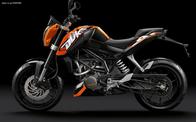 KTM Duke 125 Duke 200 2011/2017 Σέλες Οδηγού και Συνεπιβάτη και χειρολαβές σαν Καινούριες!!!