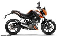 KTM Duke 125 Duke 200 2011/2017 Σέλες Οδηγού και Συνεπιβάτη και χειρολαβές σαν Καινούριες!!!