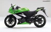 Kawasaki Ninja ZX250R 08-11  Γνήσιοι Καθρέπτες και Διάφορα πλαστικά Μέρη!! σε Άριστη Κατάσταση!!!