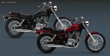 Honda CMΧ250 REBEL1996/2015 Καινούρια!!!Γνησια πλαϊνά καπάκια κάτω Σέλας L+R 