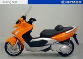 KYMCO XCITING 500 Μοντέλο 2007 βολάν και  κομπλερ μίζας σαν καινούρια!!!!!!!!!!!!!!!!