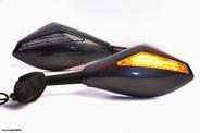 YAMAHA YZF R1 R6 FZ6S FZ6 S 2002/2008  Καινούριοι Καθρέπτες LED!!!!!!!CARBON!!!