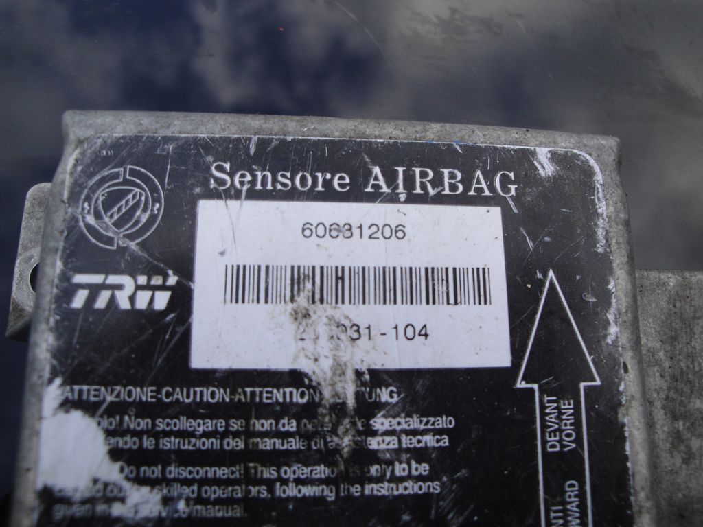 Εγκέφαλος airbag 60631206 fiat punto 188A.5000 1200CC 1999-2006