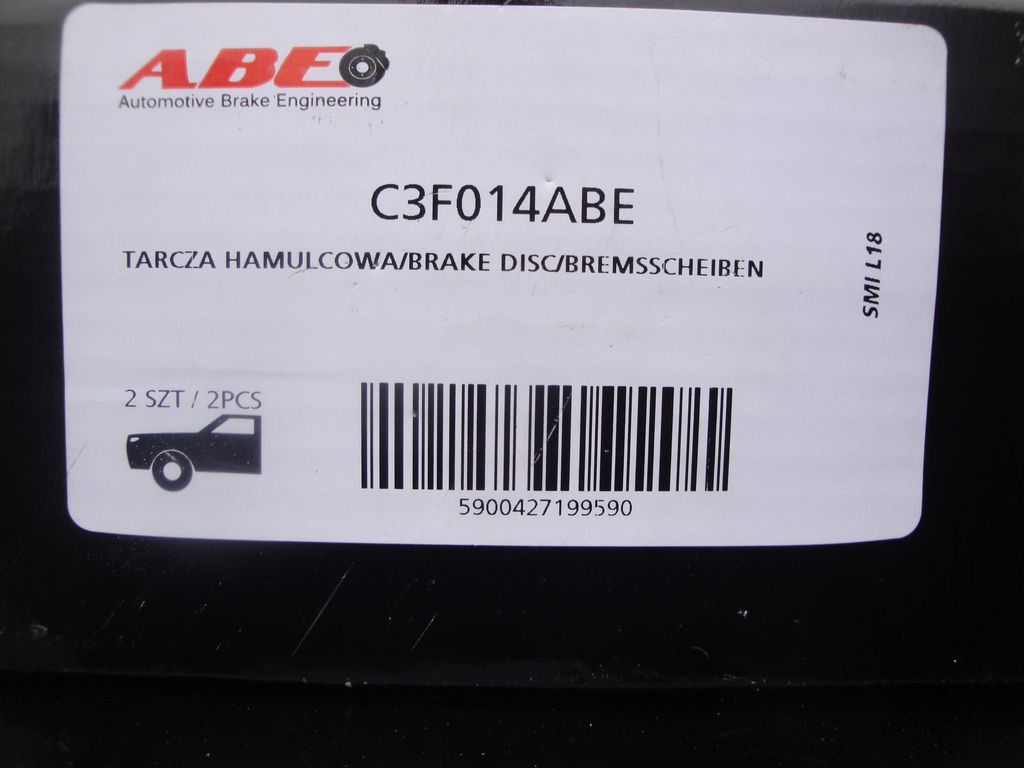 Δισκόπλακες ABE C3F014ABE ALFA ROMEO 146 1994-2001