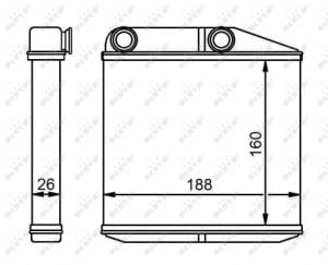 Ψυγείο καλοριφέρ NRF 54213 OPEL CORSA D 1400CC 2006