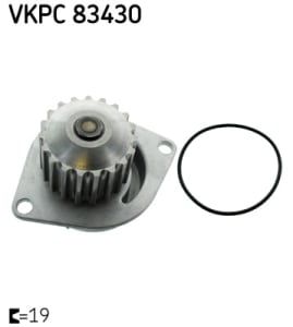 Αντλία νερού SKF VKPC83430 Peugeot 206 1600cc