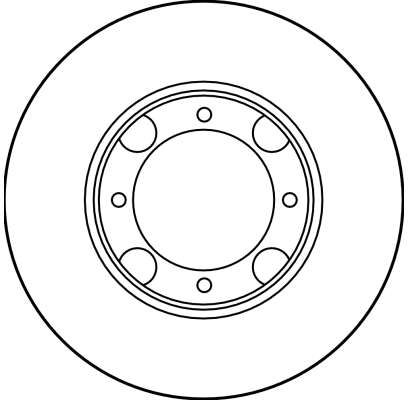 DF1958 Δισκόπλακα εμπρός δεξιά HYUNDAI ACCENT 1400 1994-2000