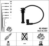 RC-FD807 8541 Καλώδια … thumbnail