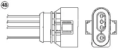 Αισθητήρες Λ (λάμδα) VW PASSAT 1997 - 2000 ( 3B2 ) NGK 0449