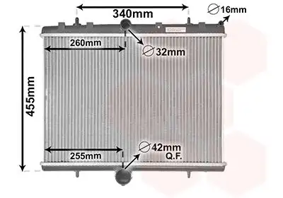 Ψυγείο Νερού FIAT SCUDO Mini Bus 2007 - 1.6 D Multijet  ( 9HU  ) (90 hp ) Πετρέλαιο #059106300