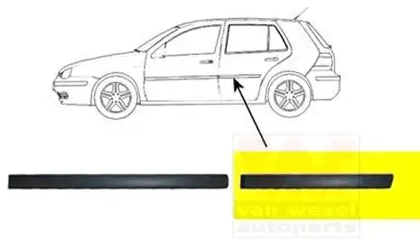 Φάσα Πόρτας VW GOLF Hatchback / 3dr 1998 - 2004 ( Mk4 ) 1.4 16V  ( AHW,AKQ,APE,AXP,BCA  ) (75 hp ) Βενζίνη #059706572