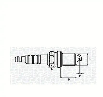 Μπουζί NISSAN SUNNY 1987 - 1989 ( N13 ) MAGNETI MARELLI 062000782304