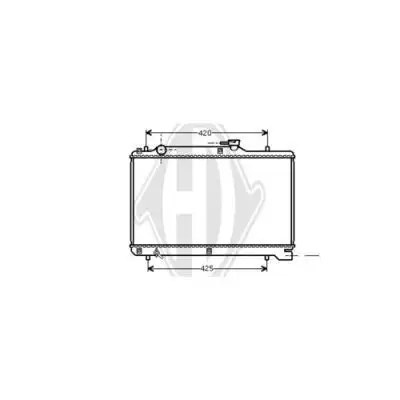 Ψυγείο Νερού SUZUKI BALENO Sedan / 4dr 1994 - 1998 ( SY ) 1.8 (SY418)  ( J18A  ) (124 hp ) Βενζίνη #068206300