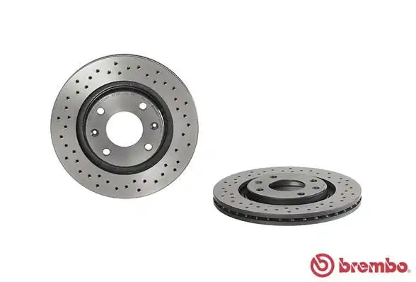 Δισκόπλακες PEUGEOT 206 2000 - 2008 ( CC ) BREMBO 09.4987.2X