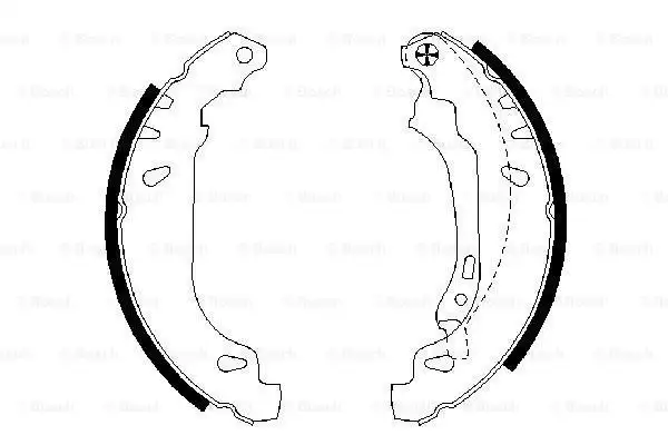 Θερμουίτ/Σιαγώνα RENAULT CLIO 2001 - 2005 BOSCH 0 986 487 556