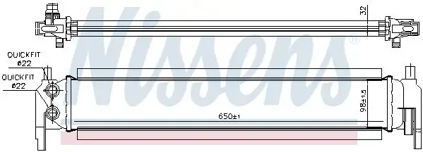 Ψυγείο Νερού Βοηθητικό AUDI A3 Hatchback / 3dr 2012 - 2016 ( 8V ) 1.0 TFSI  ( CHZD  ) (115 hp ) Βενζίνη #132006370