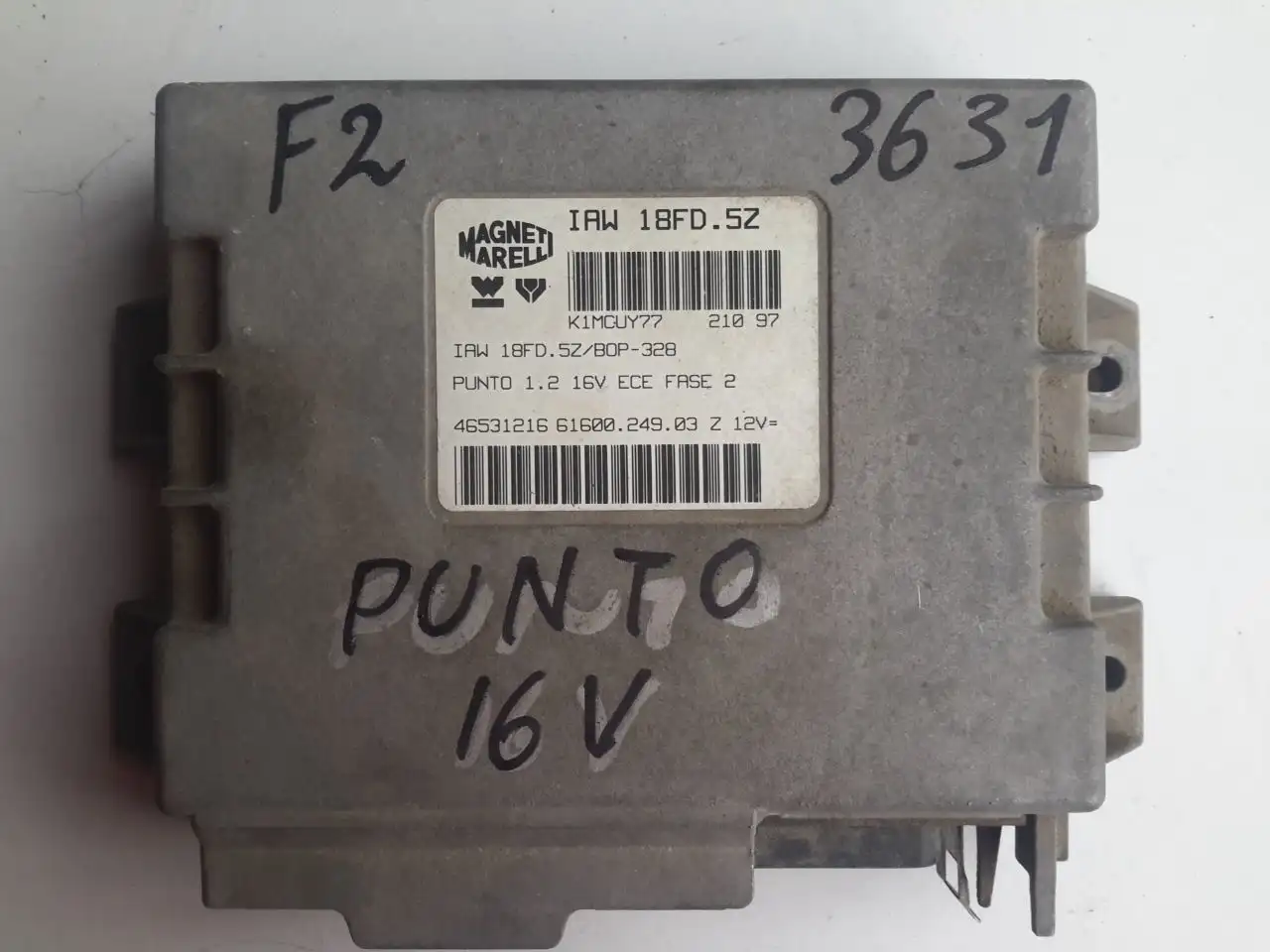 Εγκέφαλος Κινητήρα FIAT PUNTO Hatchback / 3dr 1994 - 1999 ( 176 ) 1.2 16V  ( 176 B9.000  ) (86 hp ) Βενζίνη #IAW18FD5Z