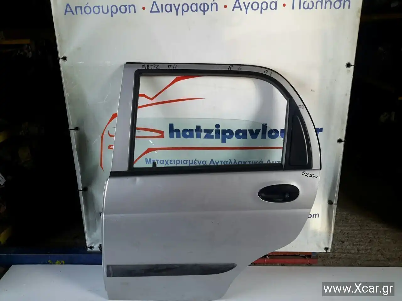 Πόρτα CHEVROLET-DAEWOO MATIZ Hatchback / 5dr 2001 - 2005 ( M150 ) 0.8  ( F8CV  ) (52 hp ) Βενζίνη #XC5250