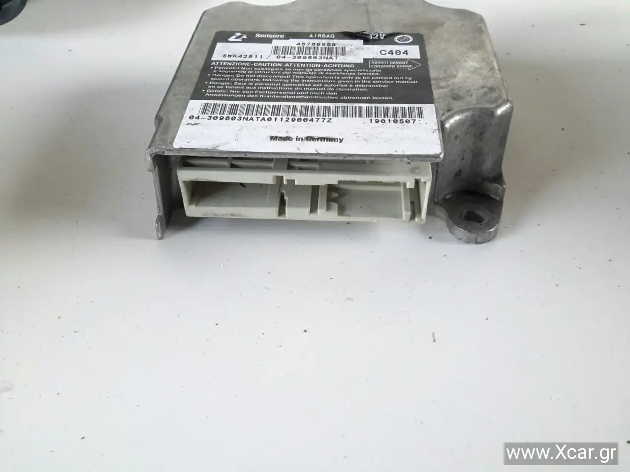 Αερόσακοι Air-Bag Εμπρός FIAT BRAVO Hatchback / 3dr 1995 - 2001 ( 182 ) 1.2 16V 80  ( 182 B2.000  ) (82 hp ) Βενζίνη #5WK42811