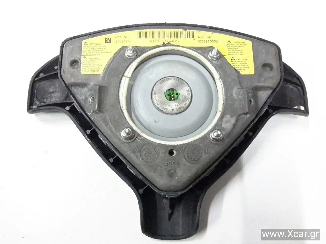 Αερόσακος Οδηγού OPEL ASTRA Coupe / 2dr 1998 - 2004 ( G ) 1.6 16V (F07)  ( Z 16 XE  ) (101 hp ) Βενζίνη #90437570