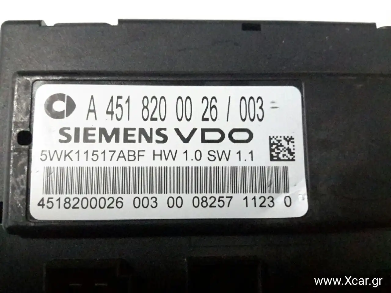 Πλακέτα Κεντρικού Κλειδώματος SMART FORTWO Hatchback / 2dr 2007 - 2012 ( 451 ) 0.8 CDi (451.300)  ( OM 660.950  ) (45 hp ) Πετρέλαιο #5WK11517ABF