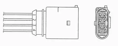 Αισθητήρες Λ (λάμδα) VW FOX 2005 - 2012 ( 5Z1 ) NGK 1808