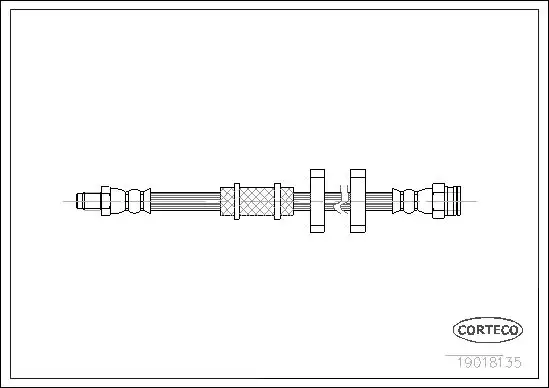 Μαρκούτσια Φρενων FIAT PANDA 1981 - 1986 ( 141A ) CORTECO 19018135