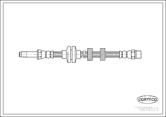 Μαρκούτσια Φρενων VW GOLF 1992 - 1998 ( Mk3 ) CORTECO 19018523