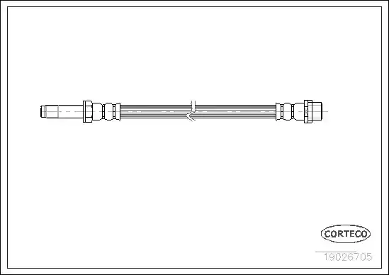 Μαρκούτσια Φρενων MERCEDES SPRINTER 1995 - 2000 ( 901 ) ( 902 ) ( 903 ) CORTECO 19026705