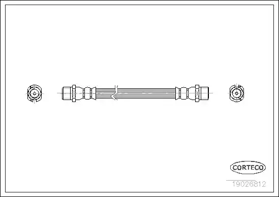 Μαρκούτσια Φρενων OPEL ASTRA 1998 - 2004 ( G ) CORTECO 19026812