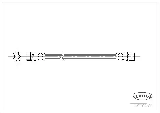 Μαρκούτσια Φρενων MERCEDES SPRINTER 1995 - 2000 ( 904 ) CORTECO 19031221