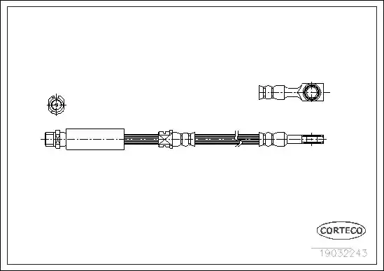 Μαρκούτσια Φρενων OPEL ASTRA 1998 - 2004 ( G ) CORTECO 19032243