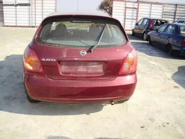 Ολόκληρο Αυτοκίνητο NISSAN ALMERA Liftback / 5dr 2002 - 2006 ( N16 ) 1.5  ( QG15DE  ) (90 hp ) Βενζίνη #XC1359