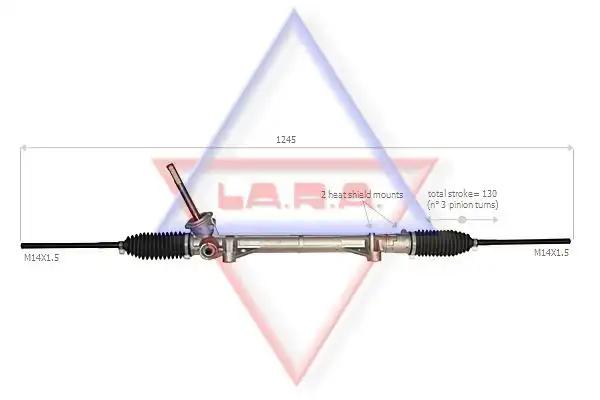 Κρεμαργιέρα & Αντλία Υδραυλικού RENAULT CLIO 2006 - 2009 LA.R.A. 310039