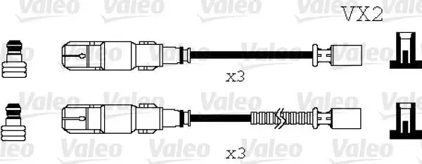 Μπουζοκαλώδιο / Εξαρτήματα Σύνδεσης SMART FORTWO 2004 - 2007 ( 450 ) VALEO 346071