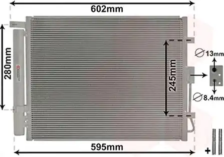 Ψυγείο A/C (Εξωτερικό) KIA SOUL MPV / ΠΟΛΥΜΟΡΦΙΚΑ / 5dr 2013 - 2017 1.6  ( G4FG  ) (122 hp ) Βενζίνη #422106400