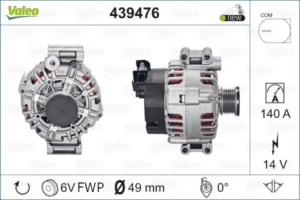 Δυναμό/Εναλλάκτης BMW X3 2004 - 2007 ( Ε83 ) VALEO 439476