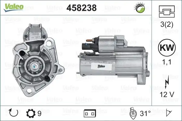 Μίζα AUDI A4 2005 - 2008 ( 8E )( 8H ) VALEO 458238