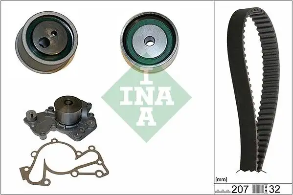 Αντλία νερού HYUNDAI COUPE 2001 - 2004 ( GK ) INA 530 0430 30