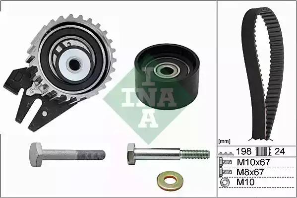 Σετ οδοντωτού ιμάντα FIAT STILO 2001 - 2006 ( 192 ) INA 530 0626 10