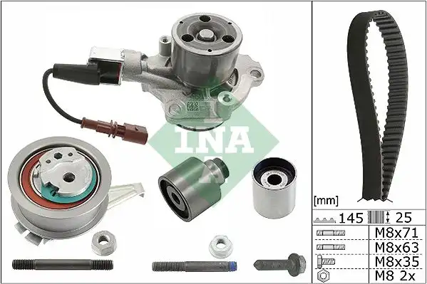 Αντλία νερού VW SCIROCCO 2008 - 2014 ( 137 ) INA 530 0650 30