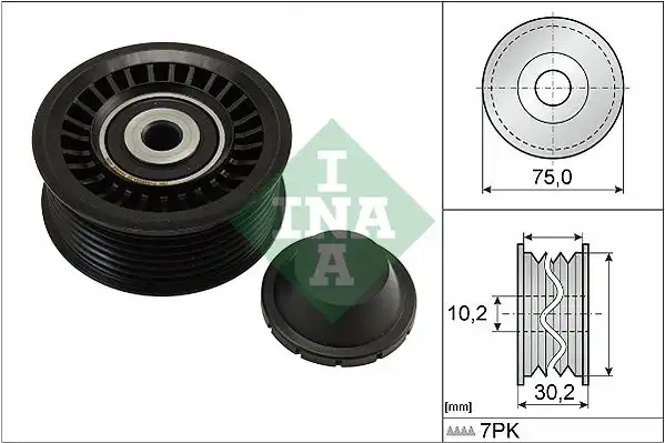 Τροχαλία παρέκκλισης & ενδιάμεσος τροχός NISSAN JUKE 2010 - 2014 INA 532 0668 10