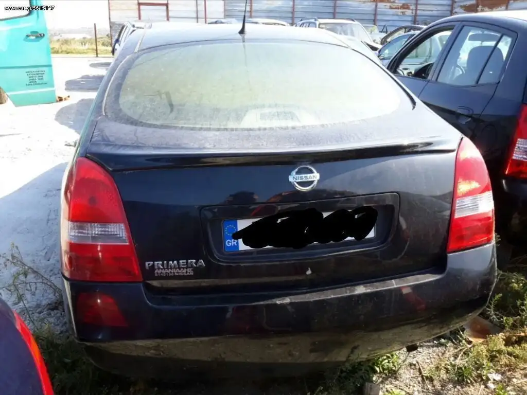 Ολόκληρο Αυτοκίνητο NISSAN PRIMERA Sedan / 4dr 2002 - 2007 ( P12 ) 1.6  ( QG16DE  ) (109 hp ) Βενζίνη #XC451