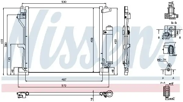 Ψυγείο A/C (Εξωτερικό) NISSAN JUKE SUV/ ΕΚΤΟΣ ΔΡΟΜΟΥ / 5dr 2014 - 1.5 dCi  ( K9K 410,K9K 636,K9K 896  ) (110 hp ) Πετρέλαιο #577106410
