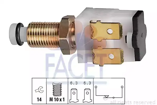 Διακόπτης Φλάς-Φώτων PEUGEOT 106 1992 - 1995 FACET 7.1009